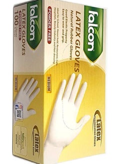 Buy Latex Gloves Powder Free (Medium) in UAE