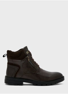 اشتري Casual Laced Boots في الامارات