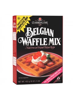 Buy Classique Fare Belgian Waffle Mix - Makes Light And Crisp Waffles, Pancakes, Muffins And Crepes - Works With Waffle Maker - Fast And Fresh Breakfast Foods - 16 Oz Box in UAE