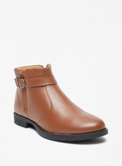 Solid Lace-Up Ankle Boots price in UAE, Noon UAE