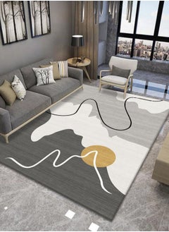 اشتري Sharpdo Area Rug Living Room Simple Modern Carpet Living Room Bedroom Rug Floor Carpet Home Anti-slip 160*230CM في السعودية