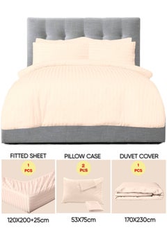 Buy 4 Pieces Single Size Bedding Cover Set in UAE