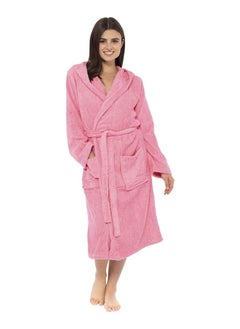 اشتري Pink Color Luxury Suite Terry Bath Robe Medium Sizes في الامارات