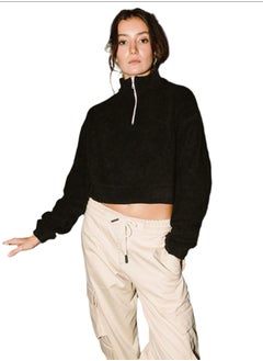 اشتري Black Cropped Polar Sweater في مصر