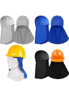 Buy Hard Hat Helmet Liner, Neck Protector Cover, Cooling Sweat-Absorbent And Breathable Skull Cap Elastic Sun Shade Cycling Running For Fishing Riding 3 PCS in UAE