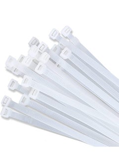 اشتري Heavy Duty Cable Ties Nylon zip ties 16 inch Environmentally friendly Industrial quality 50 pcs White في السعودية