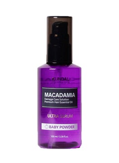 اشتري Macadamia Damage Care Solution Premium Hair Essential Oil Ultra Serum Baby Powder في الامارات