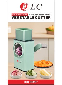 اشتري Multifunctional rotating vegetable slicer and grater, multi color  0.64 kg في السعودية