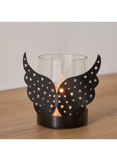 Buy Calot Metal Votive with Glass Candleholder- 14x8x11 cm 8 x 11 x 14 cm in UAE