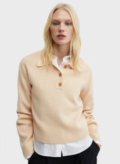 Buy Polo Neck Knitted Sweater in Saudi Arabia