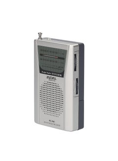 اشتري INDIN BC-R60 AM FM Battery Operated Portable Pocket Radio Mini Radio Music Player في الامارات