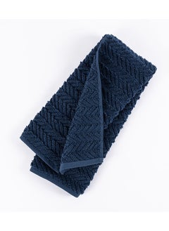 اشتري Damaris Hand Towel, Dark Denim - 550 GSM, 50x80 cm في الامارات