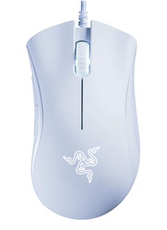 Buy Ergonomic Gaming Mouse with High-Precision Sensor and RGB Lighting - White Color in UAE