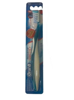 Buy Cross Action Complete Antibacterial Manual Toothbrush Multicolour in Saudi Arabia