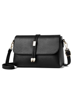 Buy Women's Versatile PU Leather Shoulder Bag, Ladies Multi-pocket Crossbody Bag Sling Bag Side Bag, Daily Commuter/Banquet/Party/Campus Large-capacity Frequent Carrying Bag for Girls/Dtudents(Black) in UAE