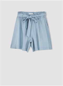 Buy Basic Shorts With Waist Tie in Saudi Arabia