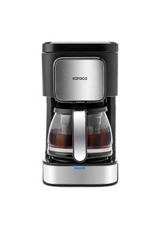 اشتري ماكينة تحضير القهوة إينوكس 2 في 1 بفلتر 650 وات في الامارات