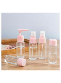 Buy Multi Use Portable Travel Spray Bottles Leak Proof Refillable Set 7 in 1 Random Color in Egypt