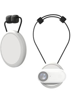 Buy SYOSI Magnetic Pendant Holder for Insta 360 GO 3 Action Camera, Magnetic Holder with Quick Release Neck Strap as Insta360 GO 3 Accessories for Photography (White) in UAE