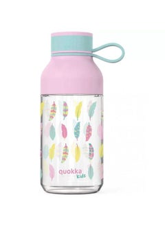 اشتري Kids Tritan Bottle Ice With Strap Feathers 430 ML في مصر