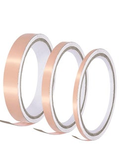 Buy KNP High quality copper tape is 8mm wide and perfect for various applications including electrical shielding grounding and crafts It features strong adhesion and is easy to cut and shape making it versatile for both DIY projects and professional use. in UAE