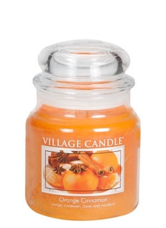 اشتري Village Candle Orange Cinnamon Medium في الامارات