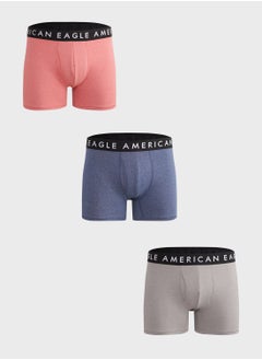 Buy 3 Pack Logo Band Trunks in Saudi Arabia