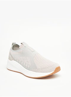 Buy Women's Mesh Detail Slip-On Sports Shoes in UAE