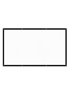 اشتري 120-inch 16:9 Projector Screen Portable HD Projection Screen Foldable Wall Mounted for Home Theater Office Movies Indoors Outdoors في الامارات