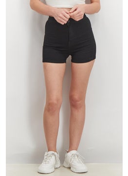 اشتري Women Solid Jegging Short, Black في السعودية