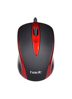 اشتري ماوس الألعاب Havit MS753 1000 DPI Universal Mouse ، تصميم مريح ، حياة طويلة 3 ملايين نقرة ، راحة في العمل على أعلى مستوى في الامارات