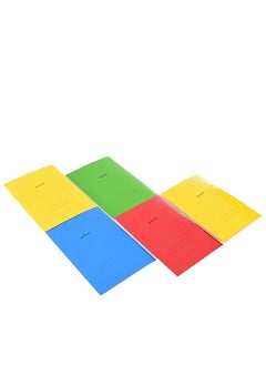 Buy Set Of 5 Pieces Of Lined A5 Arabic Notebooks, 60 Sheets, 58 Grams, 22.5*16 CM, Suitable For Any Setting, From Office To School - Multi Colour in Egypt