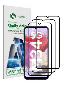 Buy 3 Pack For Samsung Galaxy M34 5G Screen Protector Scratch and Shatter Resistant Anti Bubble HD Clear Film in UAE