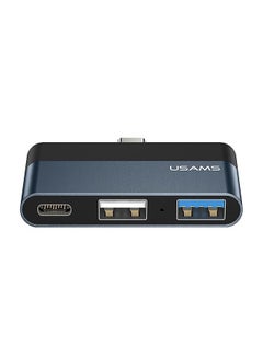 Buy Type-C Mini Adapter Multiport Docking Station USB HUB 2 USB Ports+Type-C USB in UAE