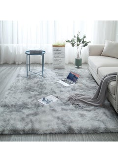 Buy Rugs For Living Room,Soft Fluffy Area Rug Bedroom Living Room Shaggy Washable Anti-Skid Comfortable Large Rugs Indoor Modern Home Decor Floor Carpet (Grey) in UAE