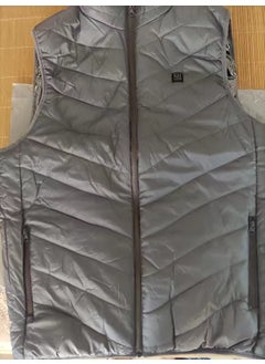 اشتري Winter intelligent heating vest Area 2, third gear regulation US B interface constant temperature heating collar vest factory outlet Dark gray zone 2 في الامارات