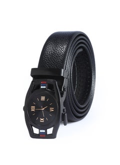 اشتري 130CM Creative Casual Versatile Wear Resistant Leather Automatic Buckle Belt في الامارات