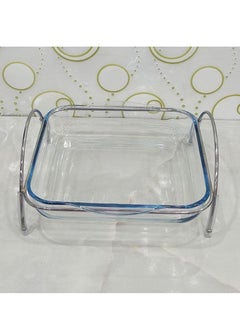 Buy Square pyrex casserole on a metal stand in Egypt