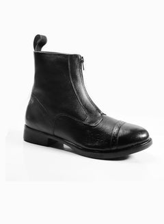 اشتري Long Zipper Closure Retro Style Women's Fashion Elegant Wear Long Outdoor Boots Women Shoes Mont Hawk Special Genuine Leather Boots في الامارات