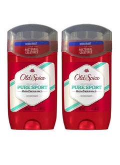 Buy 2 Pieces Of Deodorant pure sport long lasting stick 2 x 85 g in Saudi Arabia