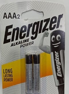 Buy Energizer Remote AAA 2 Batteries 2 Pieces - Silver\ Black in Egypt