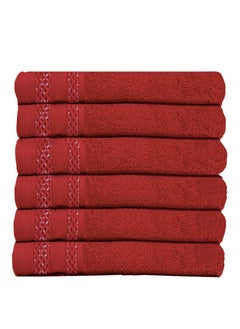 Buy Premium Towel Set 50 x 90 Pearl Puff Cotton Towel 100% Cotton in UAE