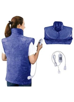 اشتري Heated Shawl,Electric Heating Pad for Back Neck and Shoulders Pain Relief,10 Heat Settings في الامارات