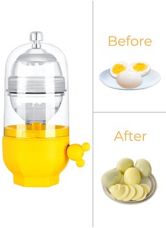 Buy Hand-Powered Egg Scrambler Shaker - Whisk, Mix, and Create with this Kitchen Gadget for Perfectly Blended Eggs, Yolk, and Whites - Your Ultimate Egg Pudding Maker in Saudi Arabia