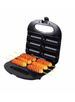 Buy 220v Electric Hot Dog Maker Non Stick Crispy Corn French Muffin Hot Dog Lolly Stick Sausage Machine in UAE