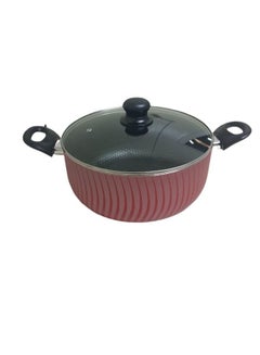 Buy Red/Black Cooking Pot 26 cm in Saudi Arabia
