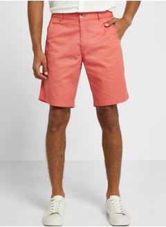 اشتري Thomas Scott Men Mid-Rise Slim Fit Cotton Chino Shorts في السعودية