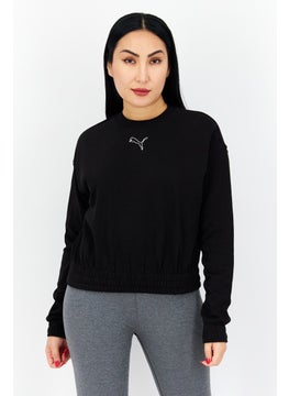 اشتري Women Sportswear Fit Training Sweatshirt, Black في السعودية