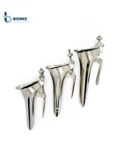 اشتري Stainless Steel Cusco Speculum Obstetrics And Gynecology Set Of 3 في الامارات