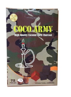 Buy Coco Army Coconut Charcoal for Shisha/Bakhour (1kg / 72 Cubes) in UAE